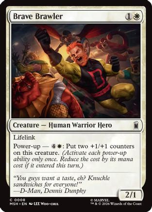 Brave Brawler (MSH-008) [Marvel Super Heroes]