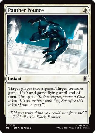 Panther Pounce (MSH-029) [Marvel Super Heroes]