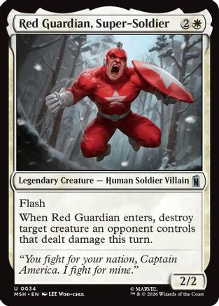 Red Guardian, Super-Soldier (MSH-034) [Marvel Super Heroes]