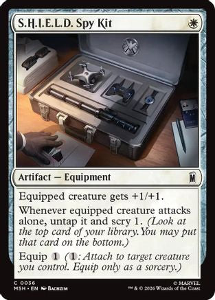 S.H.I.E.L.D. Spy Kit (MSH-036) [Marvel Super Heroes] Foil