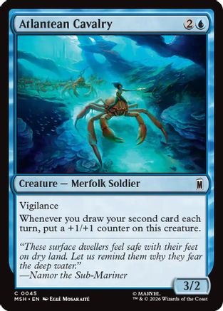 Atlantean Cavalry (MSH-045) [Marvel Super Heroes]