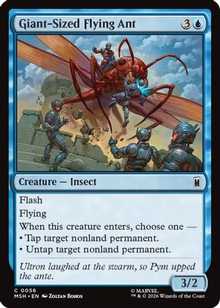 Giant-Sized Flying Ant (MSH-056) [Marvel Super Heroes] Foil