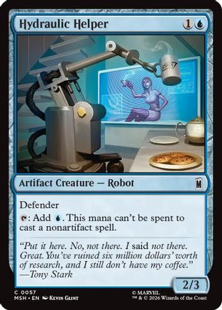 Hydraulic Helper (MSH-057) [Marvel Super Heroes] Foil