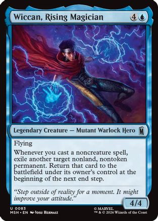 Wiccan, Rising Magician (MSH-083) [Marvel Super Heroes]