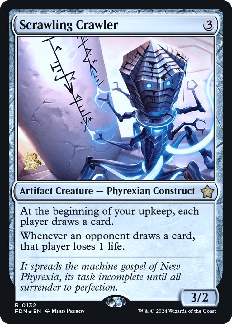 Scrawling Crawler (PRE-132) [Foundations Promos] Foil