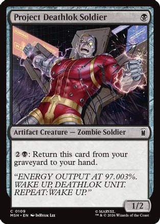 Project Deathlok Soldier (MSH-109) [Marvel Super Heroes] Foil