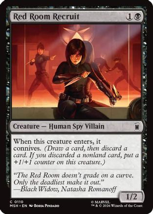 Red Room Recruit (MSH-110) [Marvel Super Heroes] Foil