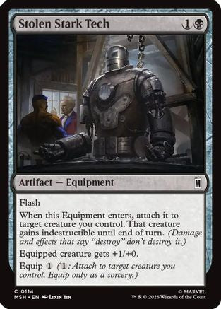 Stolen Stark Tech (MSH-114) [Marvel Super Heroes] Foil
