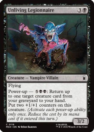 Unliving Legionnaire (MSH-119) [Marvel Super Heroes] Foil
