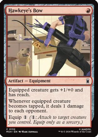 Hawkeye's Bow (MSH-132) [Marvel Super Heroes]