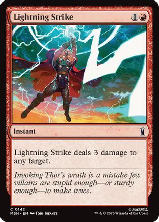 Lightning Strike (MSH-142) [Marvel Super Heroes]
