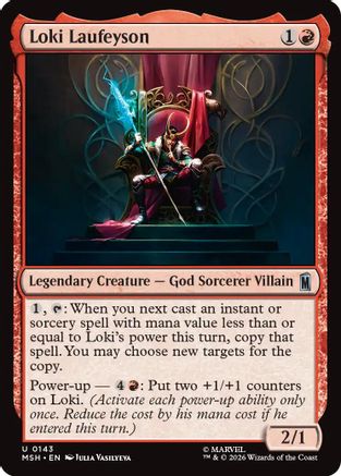 Loki Laufeyson (MSH-143) [Marvel Super Heroes] Foil