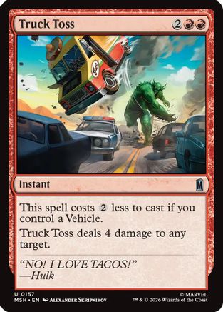 Truck Toss (MSH-157) [Marvel Super Heroes] Foil