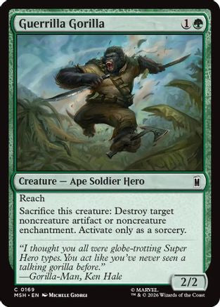 Guerrilla Gorilla (MSH-169) [Marvel Super Heroes] Foil