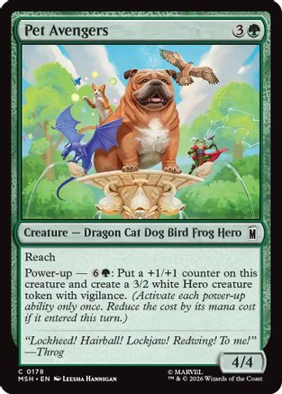 Pet Avengers (MSH-178) [Marvel Super Heroes] Foil