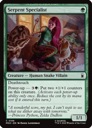 Serpent Specialist (MSH-186) [Marvel Super Heroes] Foil