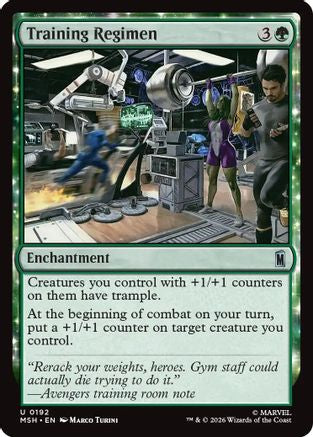 Training Regimen (MSH-192) [Marvel Super Heroes] Foil