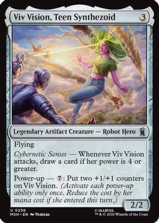 Viv Vision, Teen Synthezoid (MSH-256) [Marvel Super Heroes] Foil