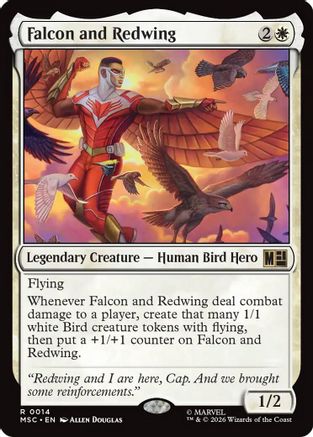Falcon and Redwing (MSC-014) [Commander: Marvel Super Heroes]