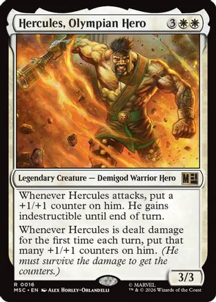 Hercules, Olympian Hero (MSC-016) [Commander: Marvel Super Heroes]