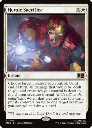 Heroic Sacrifice (MSC-018) [Commander: Marvel Super Heroes]