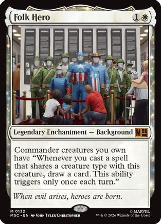 Folk Hero (MSC-132) [Commander: Marvel Super Heroes]