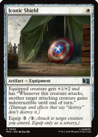 Iconic Shield (MSC-520) [Commander: Marvel Super Heroes]