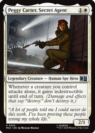 Peggy Carter, Secret Agent (MSC-523) [Commander: Marvel Super Heroes]