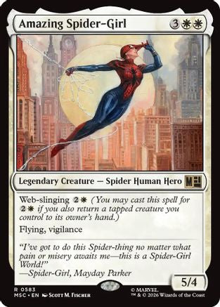 Amazing Spider-Girl (MSC-583) [Commander: Marvel Super Heroes] Foil