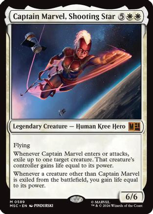 Captain Marvel, Shooting Star (MSC-589) [Commander: Marvel Super Heroes] Foil