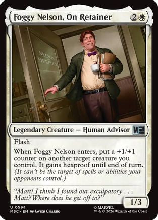 Foggy Nelson, On Retainer (MSC-594) [Commander: Marvel Super Heroes]
