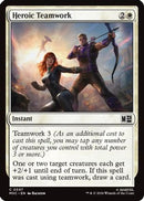 Heroic Teamwork (MSC-597) [Commander: Marvel Super Heroes] Foil