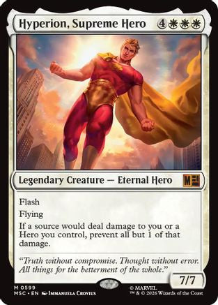 Hyperion, Supreme Hero (MSC-599) [Commander: Marvel Super Heroes]