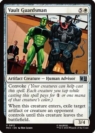 Vault Guardsman (MSC-612) [Commander: Marvel Super Heroes] Foil