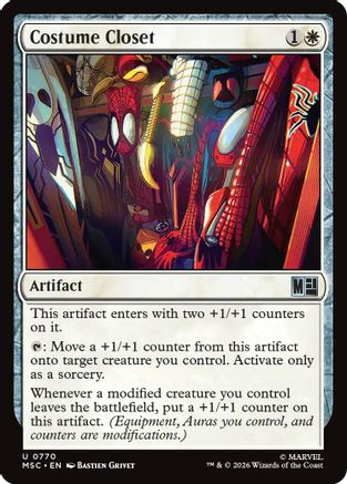 Costume Closet (MSC-770) [Commander: Marvel Super Heroes] Foil