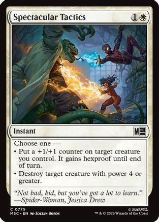 Spectacular Tactics (MSC-775) [Commander: Marvel Super Heroes] Foil