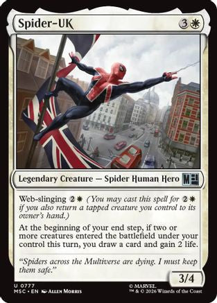 Spider-UK (MSC-777) [Commander: Marvel Super Heroes] Foil
