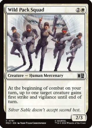 Wild Pack Squad (MSC-781) [Commander: Marvel Super Heroes] Foil