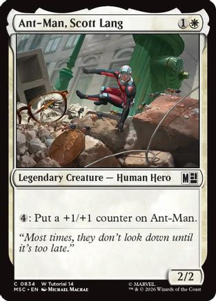 Ant-Man, Scott Lang (0834) (MSC-834) [Commander: Marvel Super Heroes]