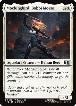 Mockingbird, Bobbi Morse (0842) (MSC-842) [Commander: Marvel Super Heroes]
