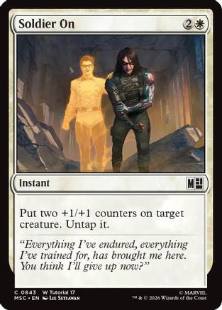 Soldier On (MSC-843) [Commander: Marvel Super Heroes]