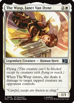 The Wasp, Janet Van Dyne (0844) (MSC-844) [Commander: Marvel Super Heroes]