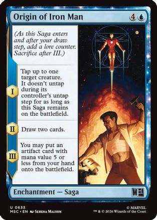Origin of Iron Man (MSC-633) [Commander: Marvel Super Heroes] Foil