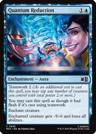 Quantum Reduction (MSC-635) [Commander: Marvel Super Heroes] Foil
