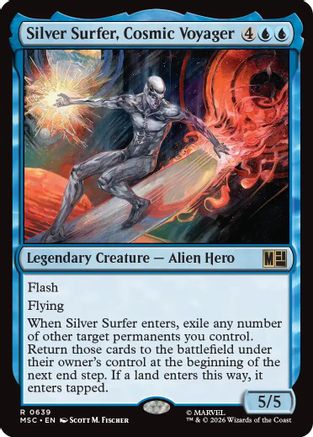 Silver Surfer, Cosmic Voyager (MSC-639) [Commander: Marvel Super Heroes] Foil