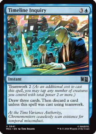 Timeline Inquiry (MSC-641) [Commander: Marvel Super Heroes]