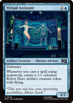 Virtual Assistant (MSC-643) [Commander: Marvel Super Heroes]