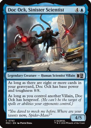 Doc Ock, Sinister Scientist (MSC-783) [Commander: Marvel Super Heroes] Foil