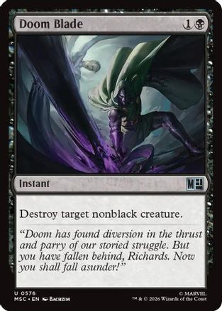 Doom Blade (MSC-576) [Commander: Marvel Super Heroes] Foil