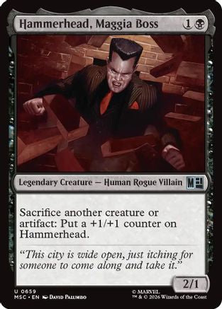 Hammerhead, Maggia Boss (MSC-659) [Commander: Marvel Super Heroes] Foil